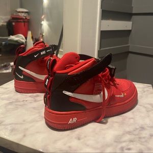 Red Nike Air Shoes. 5.5Y